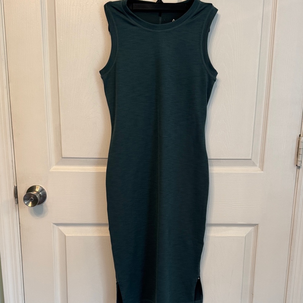 Prana Sleeveless Teal Midi Dress